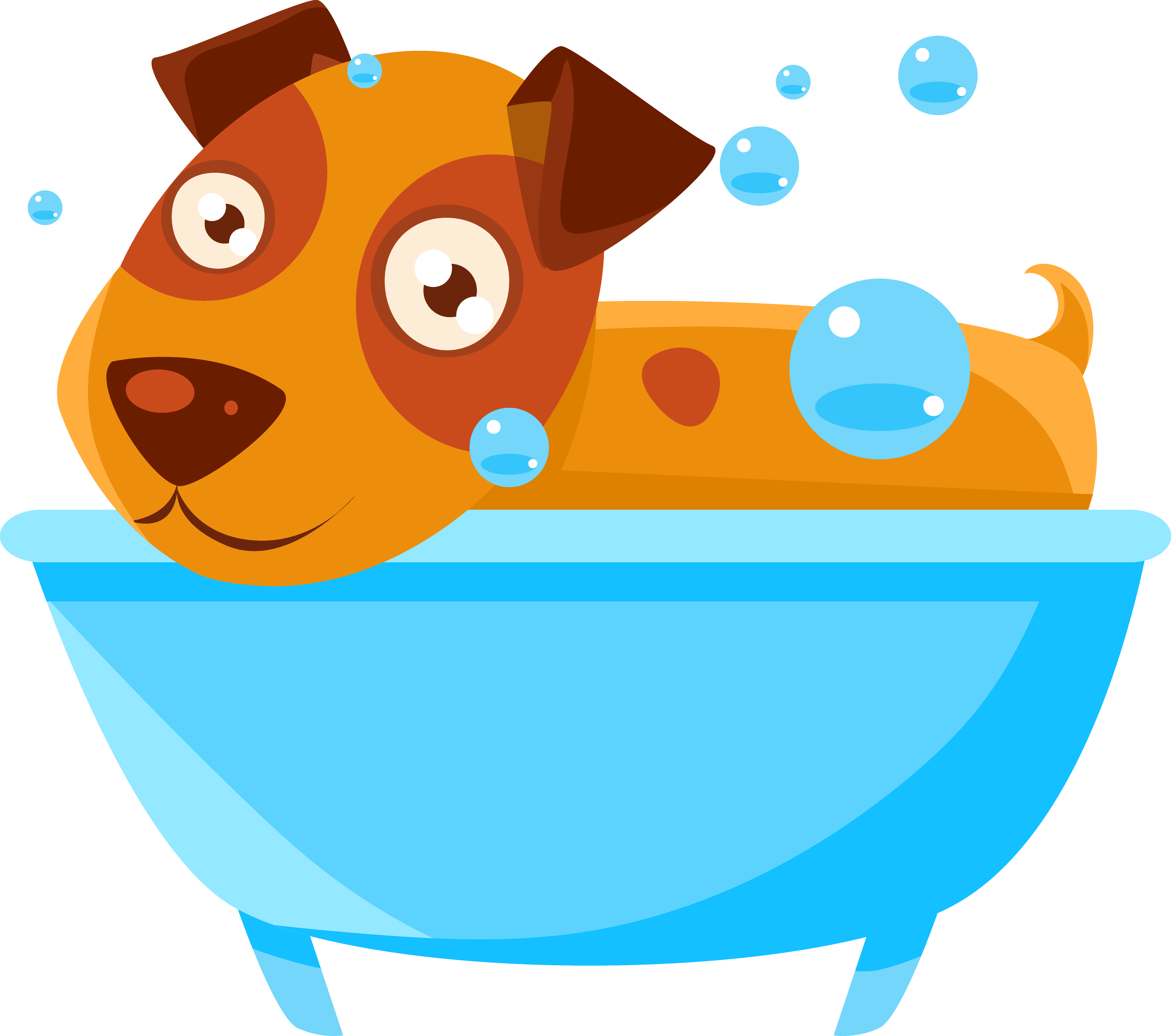 How To Keep Your Puppy Clean Without Bathing It Often - Dog Ball Cartoon (3461x3061)