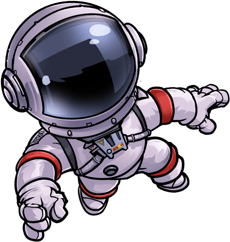 Drawn Astronaut Outfit Cartoon - Cartoon Astronaut Suit Png (650x650)