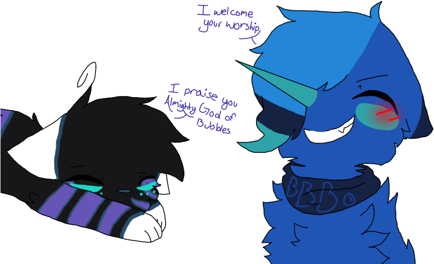 When You Praise Bubble By Thebubbleqween - Cartoon (960x540)