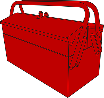 Toolbox Equipment Set Construction Work To - Tool Box Cartoon Gif (361x340)