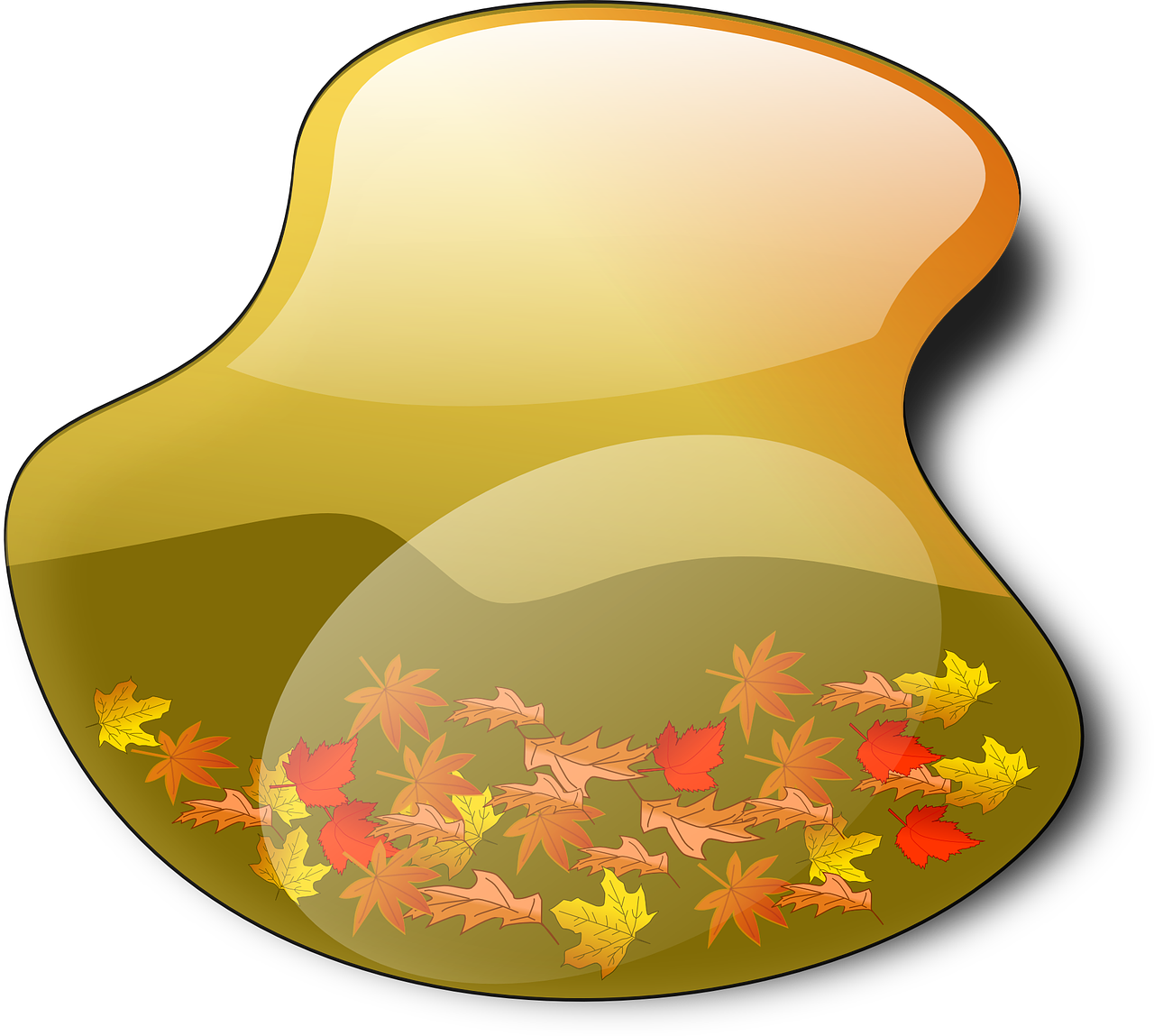 Fall Landscape 4 Png Images - Fall Clip Art (1280x1149)