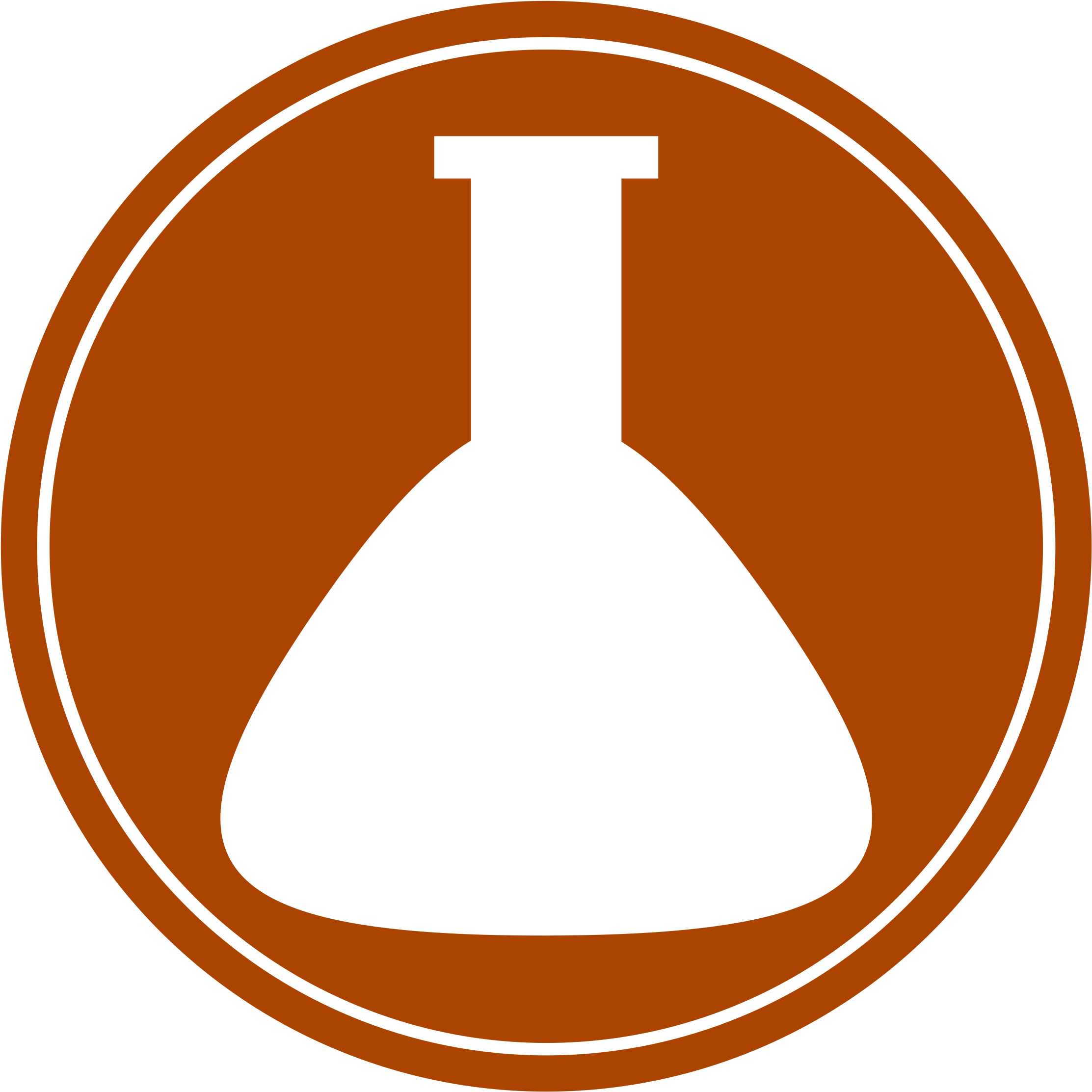 Flask- Chemistry - Conical Flask Symbol (2400x2400)
