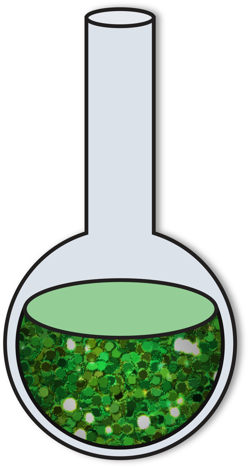 Chemistry Flask Clipart - Volumetric Flask Cartoon (836x1563)
