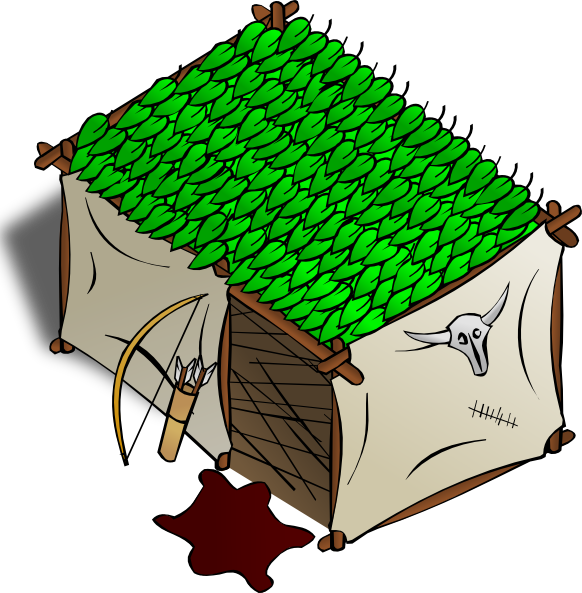 Hunter Clip Art At Clker - Rpg Map Symbols (582x593)