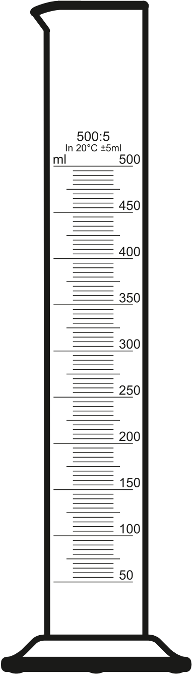 Open - Graduated Cylinder Clip Art (1000x1667)