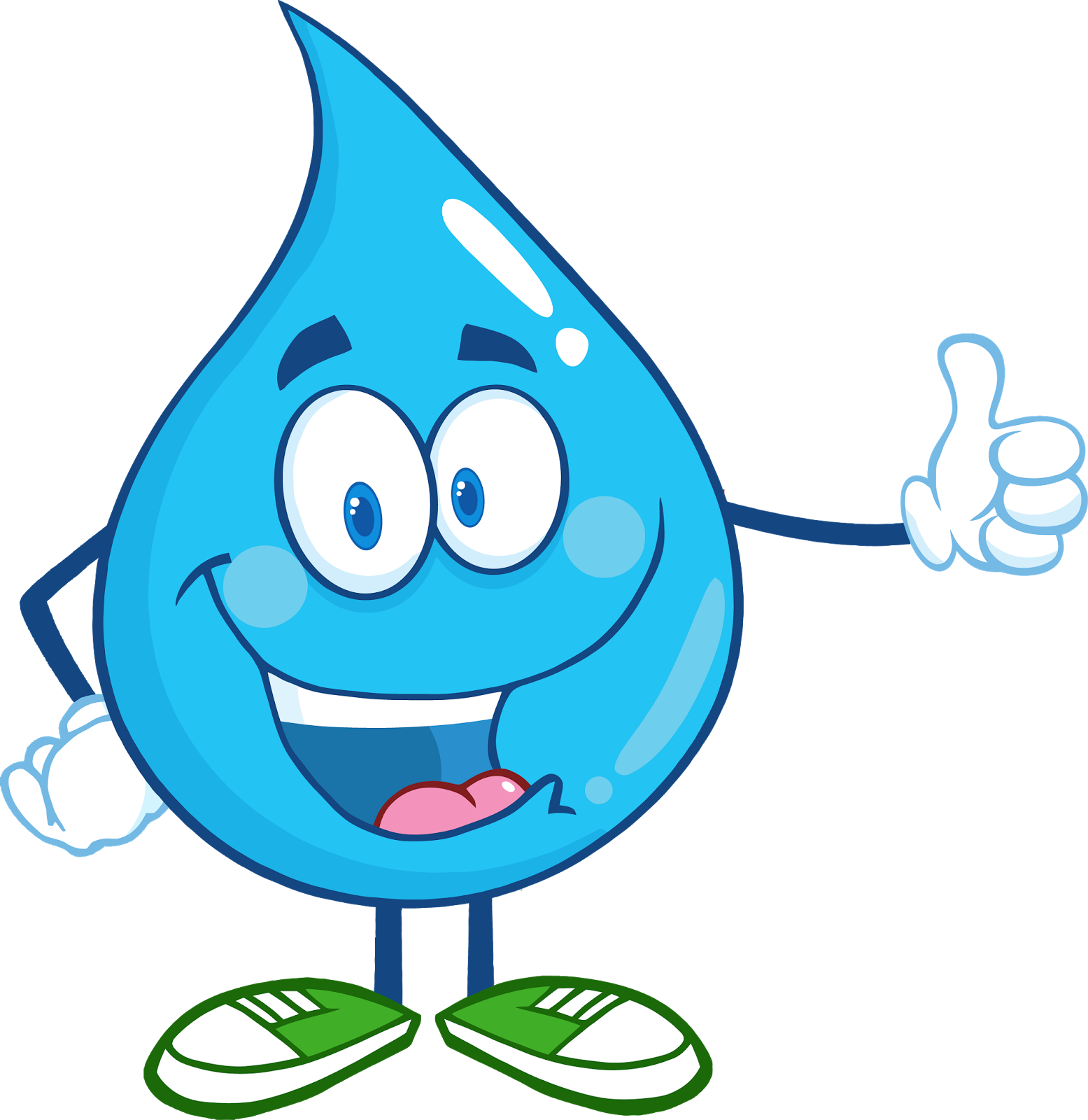 Using Potatoes For Osmosis And Diffusion Labs - Water Drop Character (1555x1600)