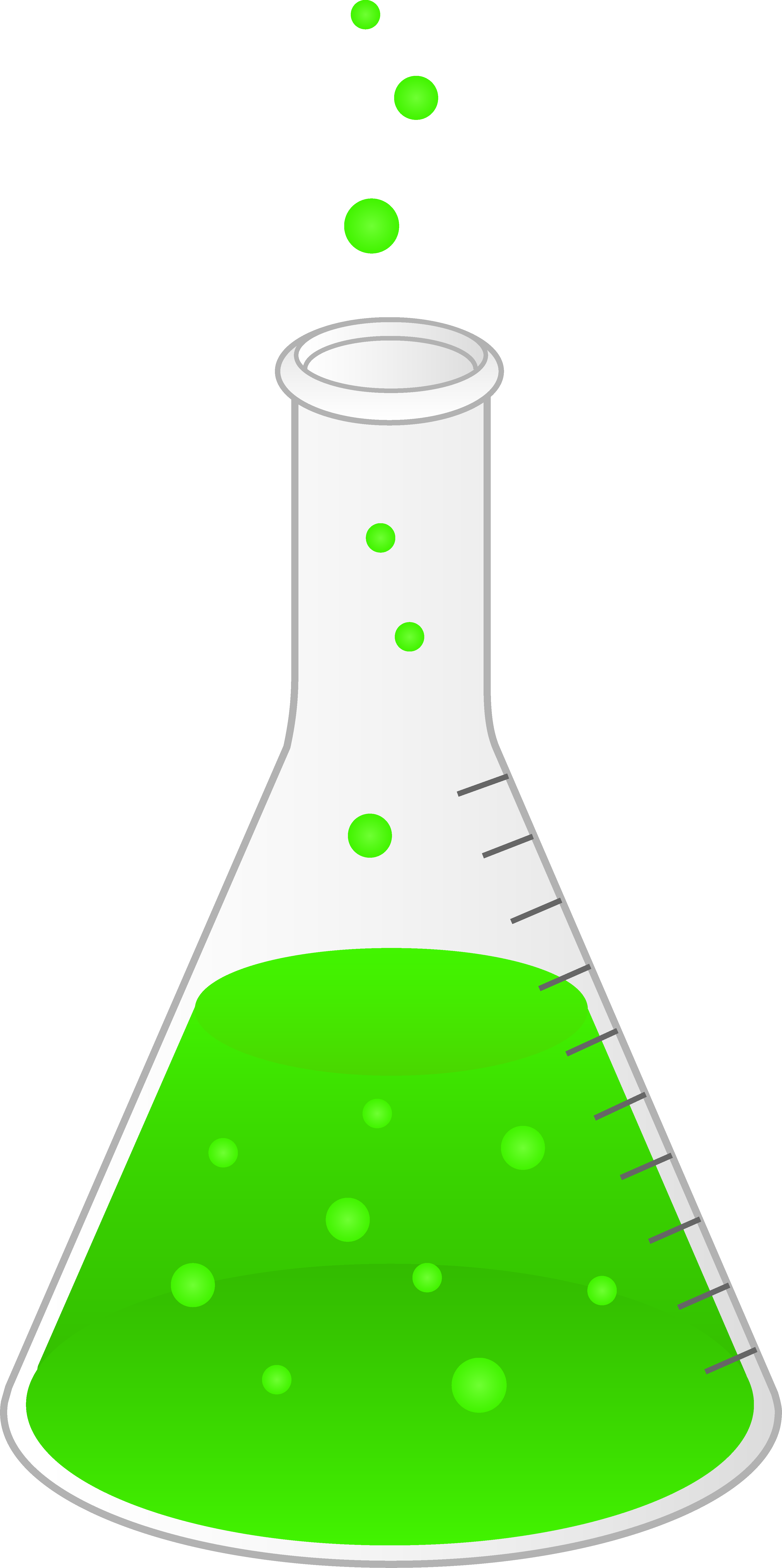 Beaker Clipart - Science Clipart Beaker (3587x7192)