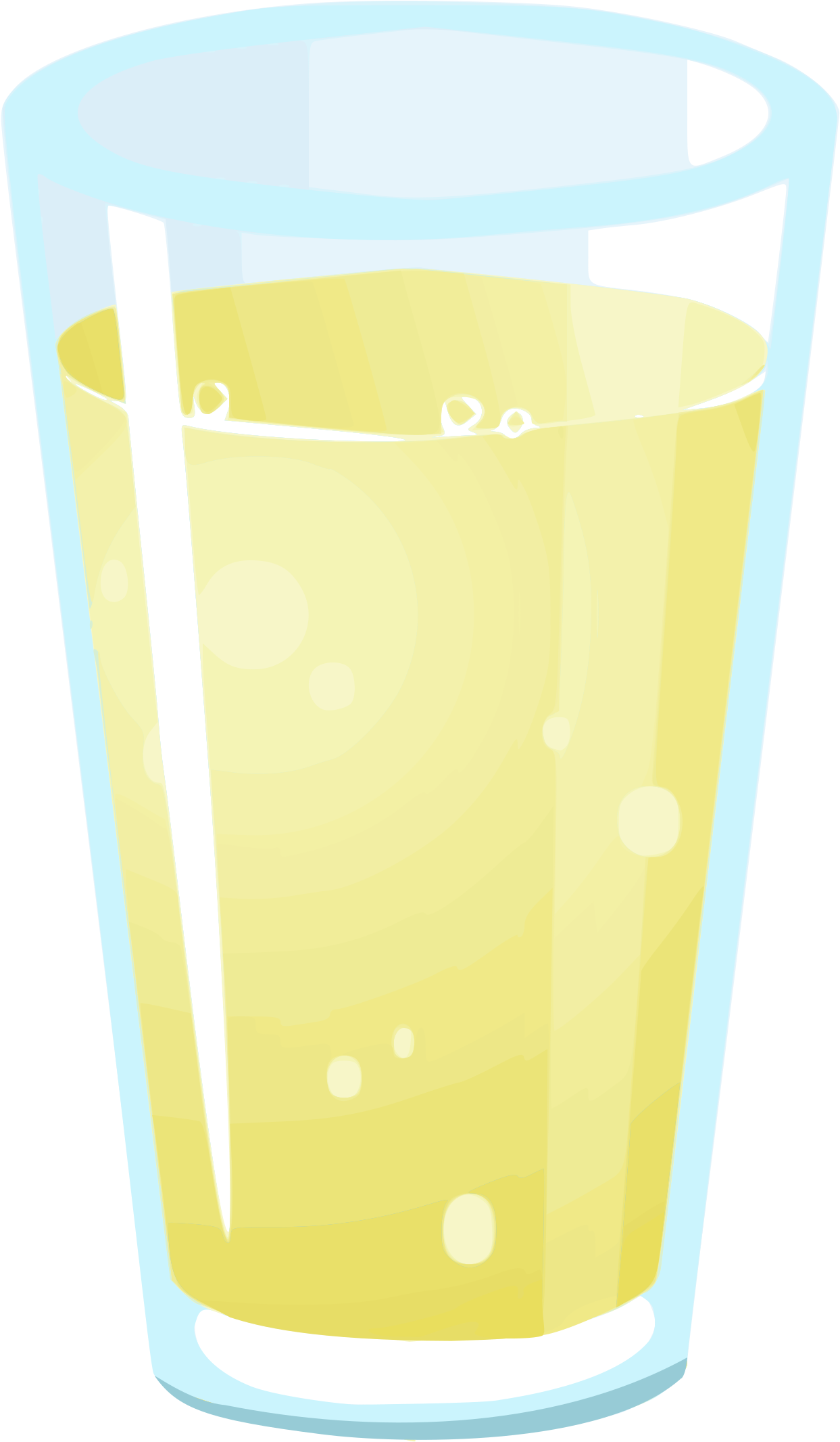 Lemon Juice Glitch - Pint Glass (1560x2400)