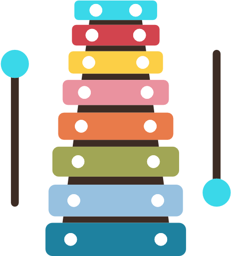 Xylophone - Music Instruments Clipart Png (512x512)