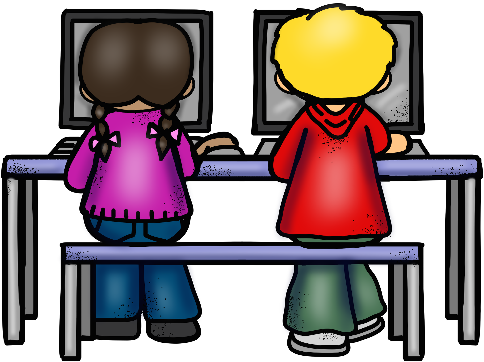 Coding Clipart Computer Lab - Computer Lab Clipart (2100x1555)