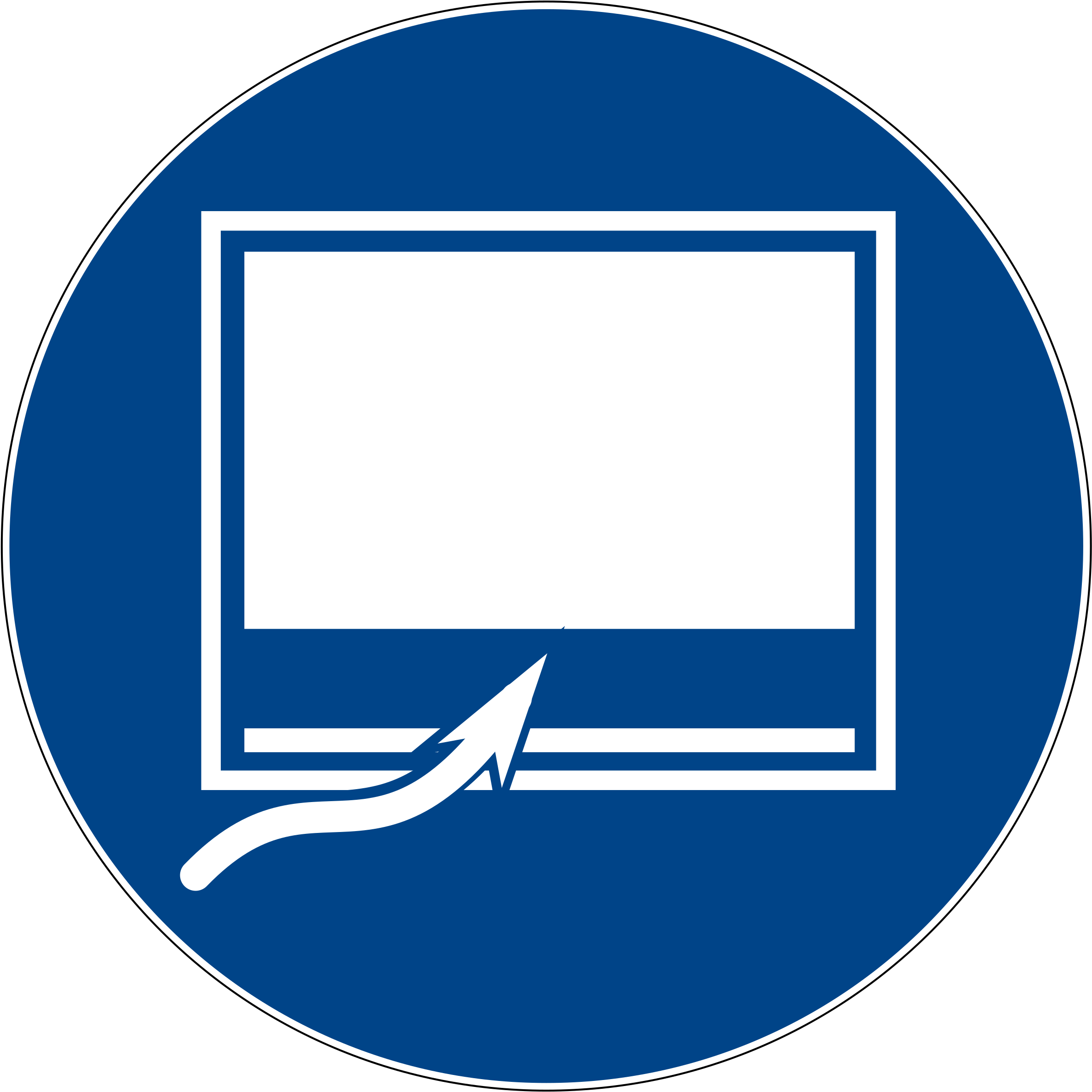 Laboratory Fume Hood Clip Art - Gebotszeichen Lüftung (2400x2400)