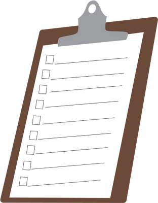 Ian Symbol Clipboard - Clip Board Drawing (312x400)