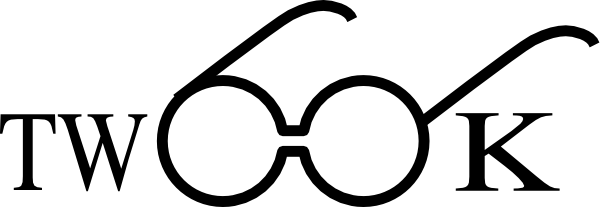 Twook Logo With Glasses Clip Art At Clker - Nerd Glasses Clip Art (600x207)