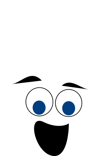 Blue Eyed Happy Face Clip Art At Clker - Blue Eyed Happy Face Clip Art At Clker (396x599)