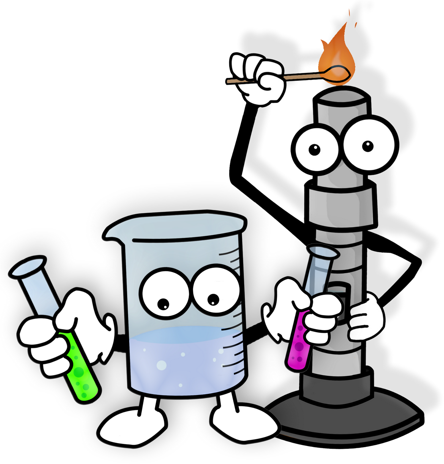 Bunsen Honeydew Bunsen Burner Science Laboratory Beaker - Bunsen Burner Cartoon (1502x1600)