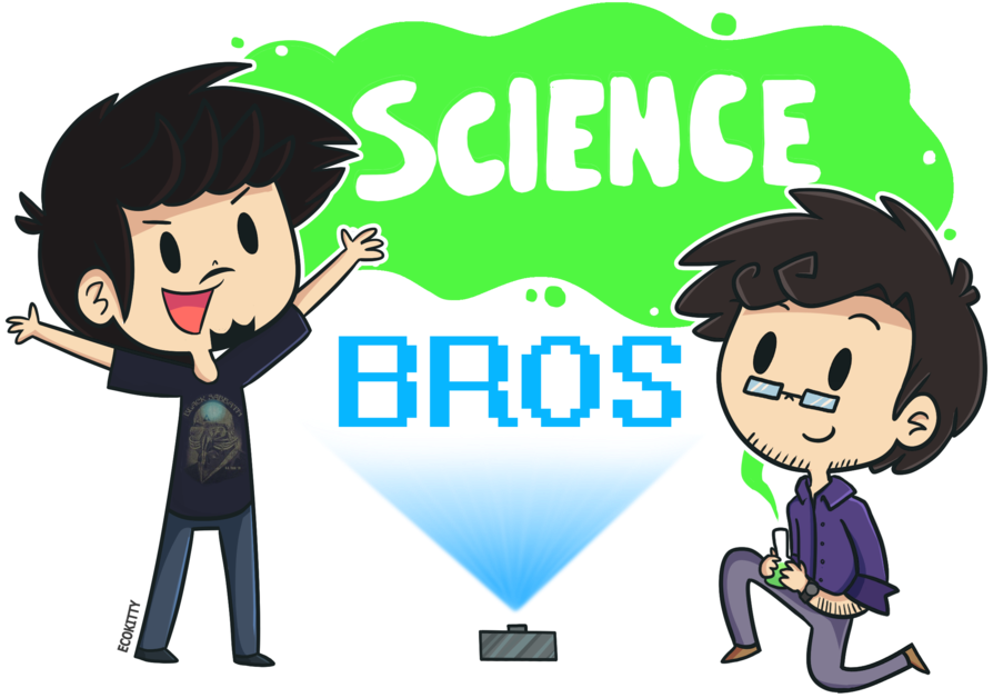 Science Bros New Banner By Ecokitty - Cartoon (900x654)
