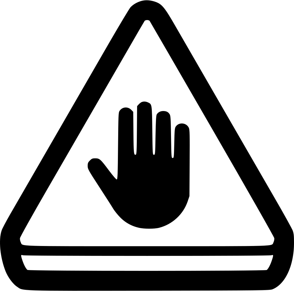 Stop Sign Alert No Access Access Denied Comments - Attention Png Icon (980x970)