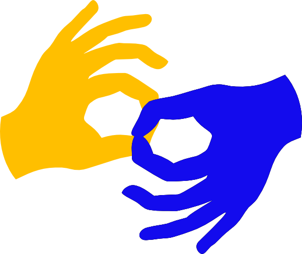 Sign Language Clip Art (600x504)