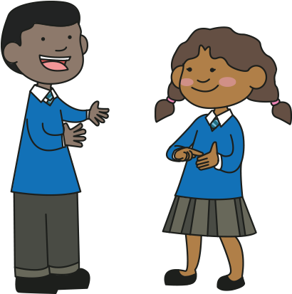 What's The Difference Between Bsl And Makaton Kids - Makaton Sign Clipart (450x450)