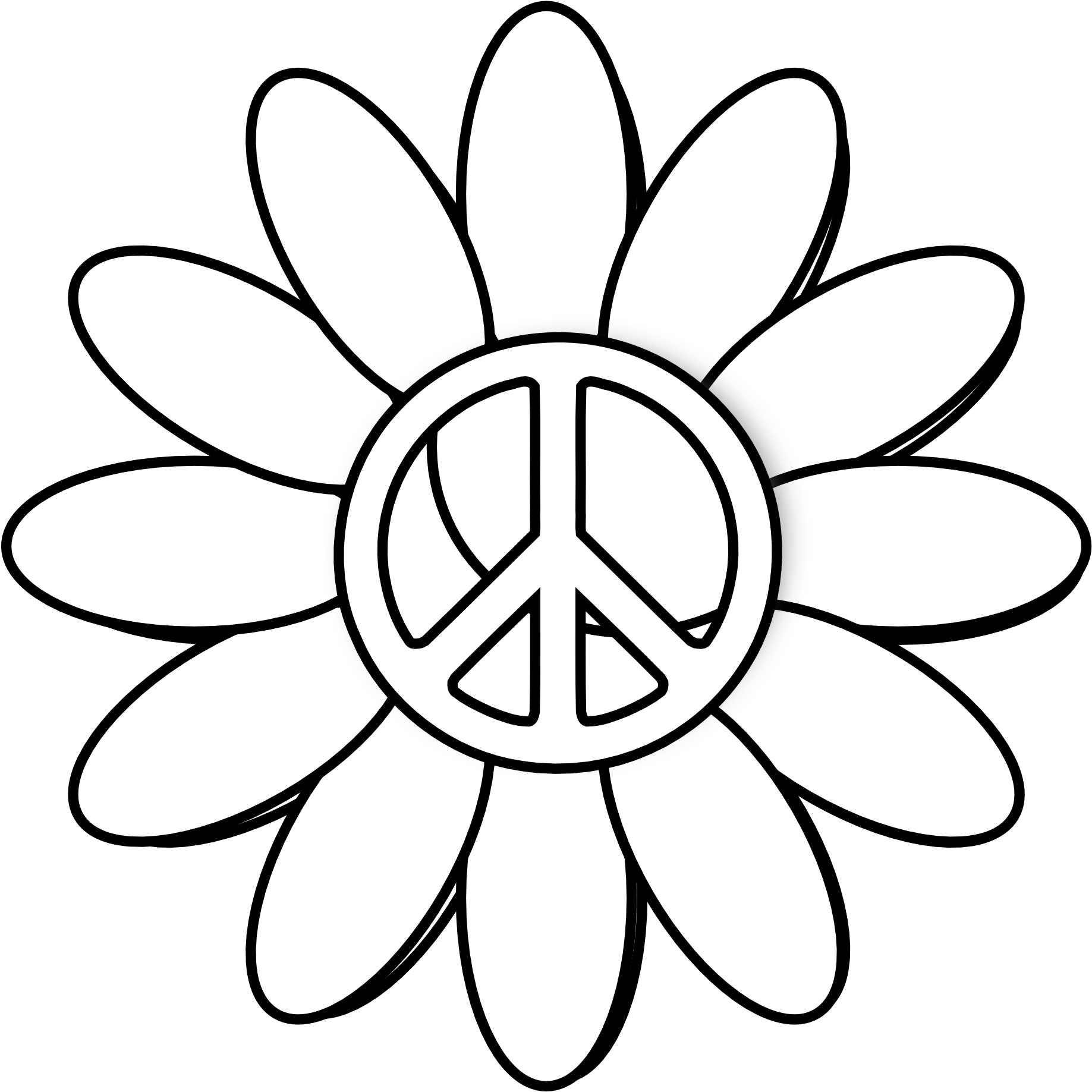 Peace Sign Clipart - Rod Goldstone Publicist (1979x1962)