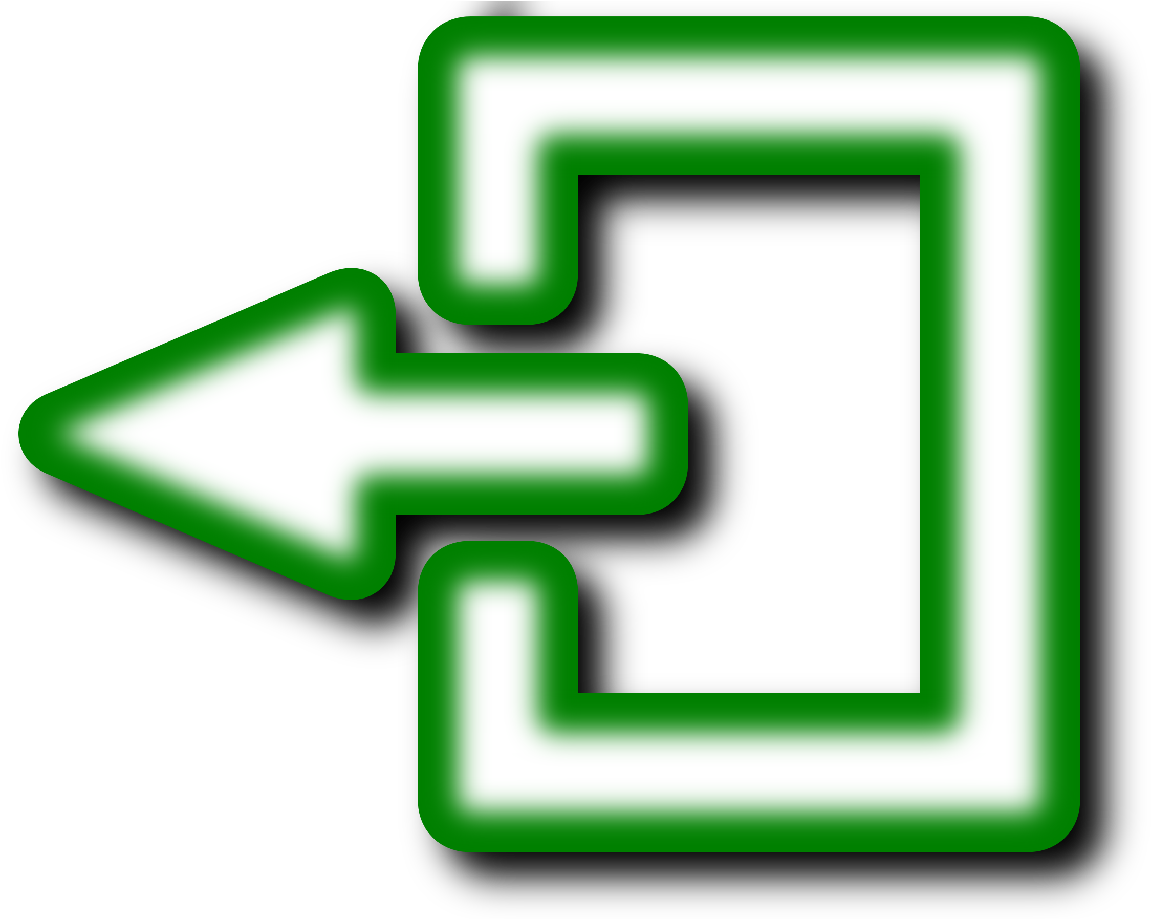 Big Image - Exit Icon Png Green (2400x1926)