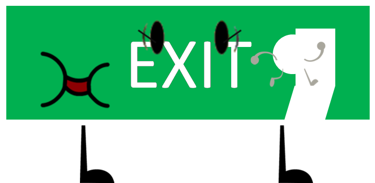 Exit Sign - Exit Sign (775x386)