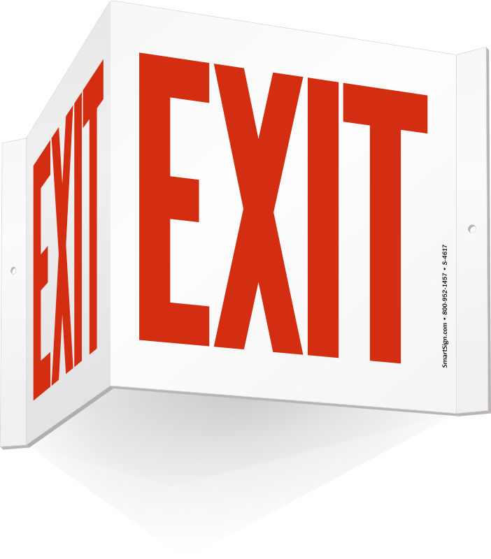 Zoom, Price, Buy - Exit Sign Png Gif (702x800)