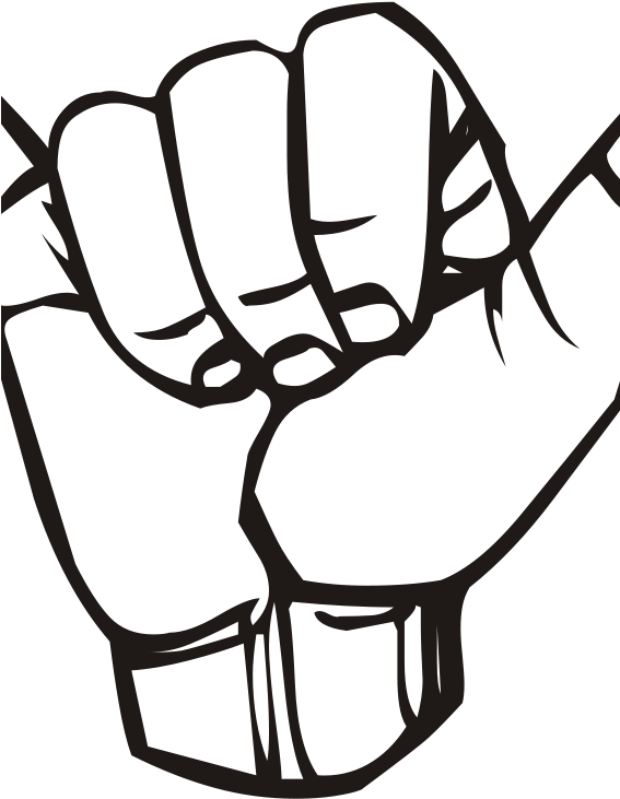 Similar Clip Art - Shaka Hand (958x1355)