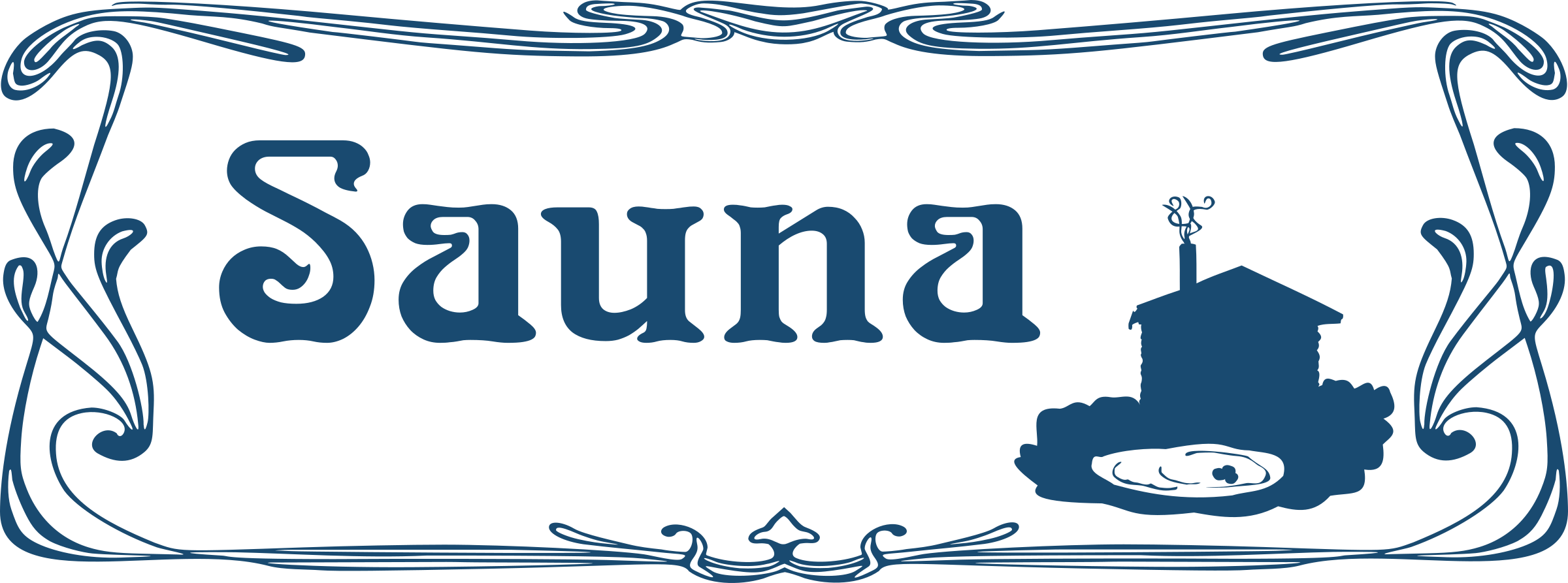 Стикер баня