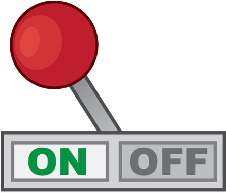 Lever On Off - Lever Clipart (444x399)