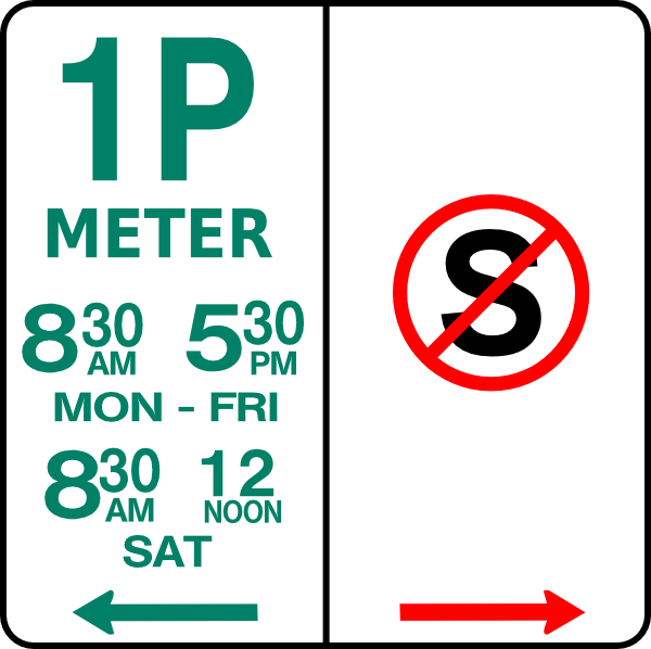 Free Parking Sign Australia (600x598)