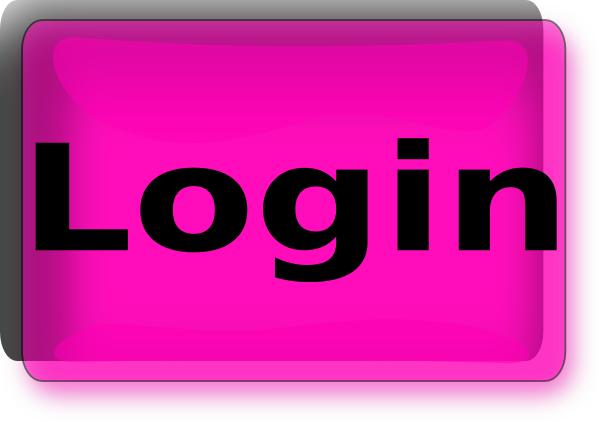 Pink Plus Login Button Svg Clip Arts 600 X 422 Px - Login Icon In Pink (600x422)