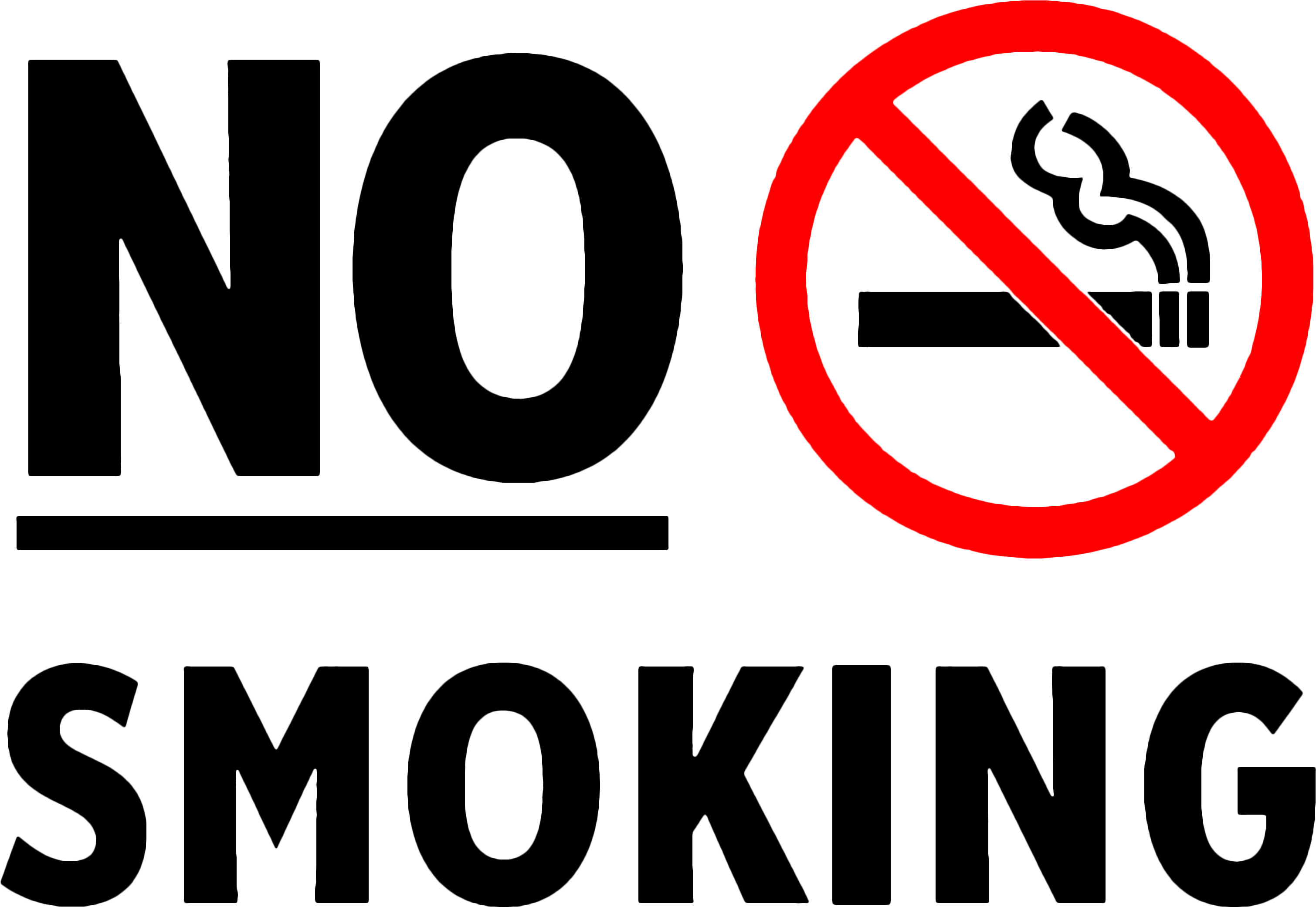 Ecofriendly Properties - No Smoking Sign Large (3200x2292)