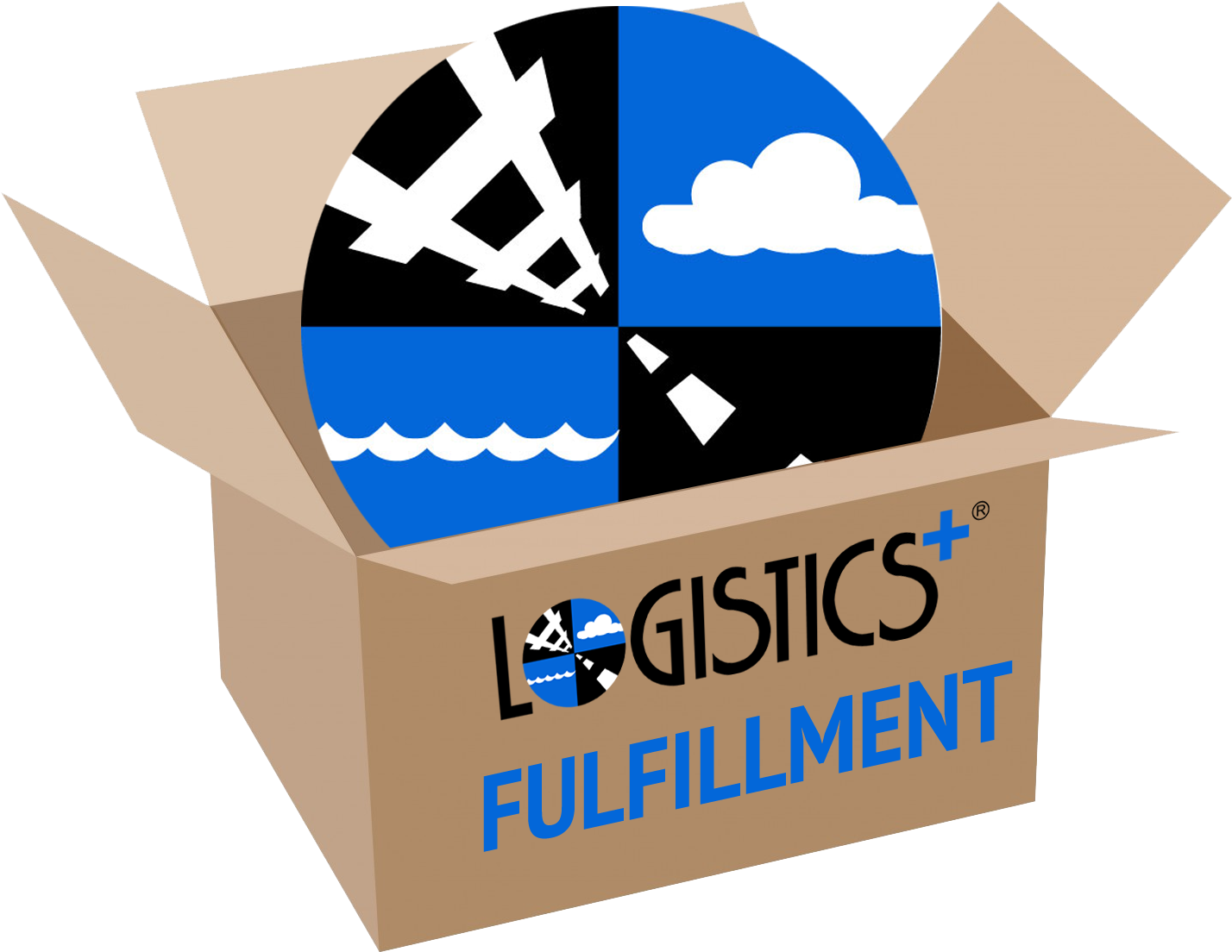 Lp Fulfillment Logo - Logistics (1507x1174)