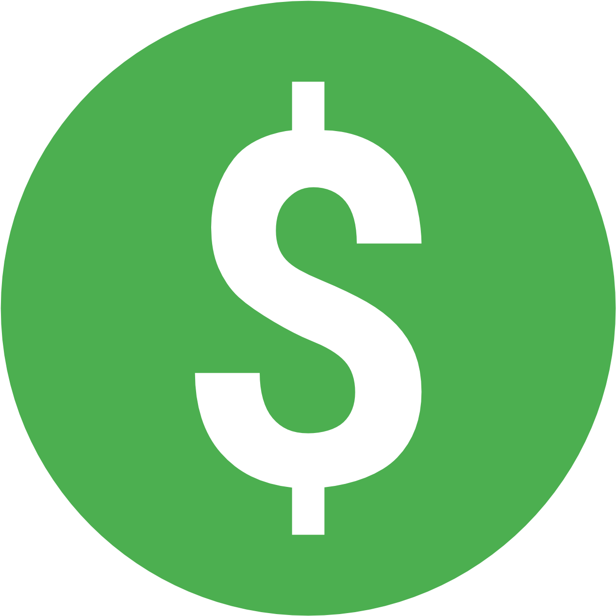 Dollar Sign Png - Add Icon Android Png (1600x1600)
