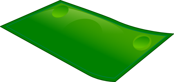 Dollar Bill Clip Art Clipart - Dollar Bill Clipart Png (600x284)