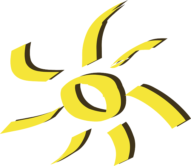 Sun, Cartoon, Signs, Symbols, Free, Sunshine, Weather - Sun Clip Art (640x556)