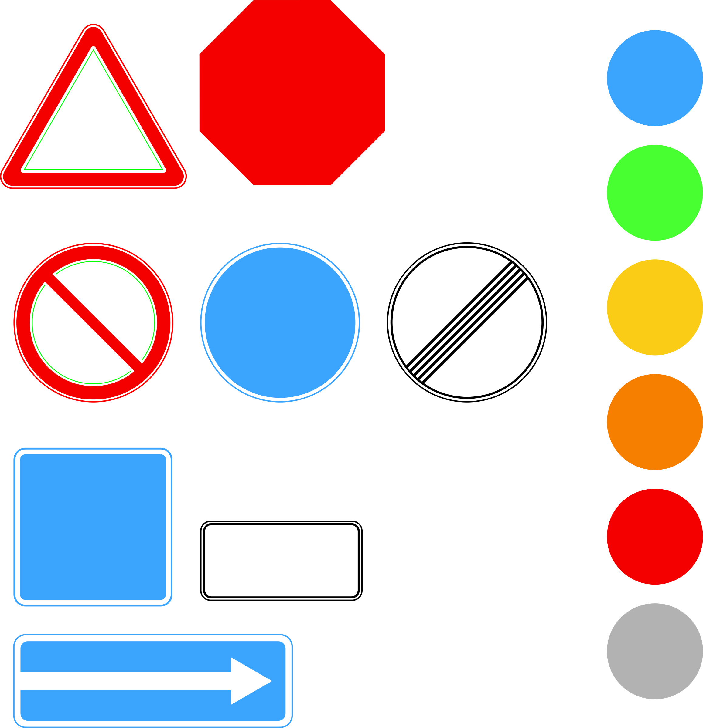 Of Road Signs - Road Sign Shape Meaning Uk (2315x2400)