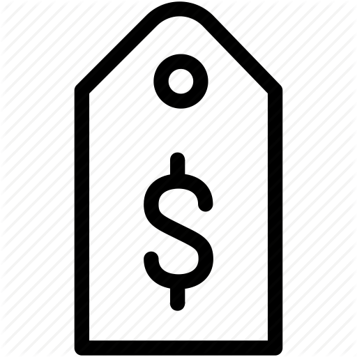 Dollar Sign Outline - Amount Icon (512x512)