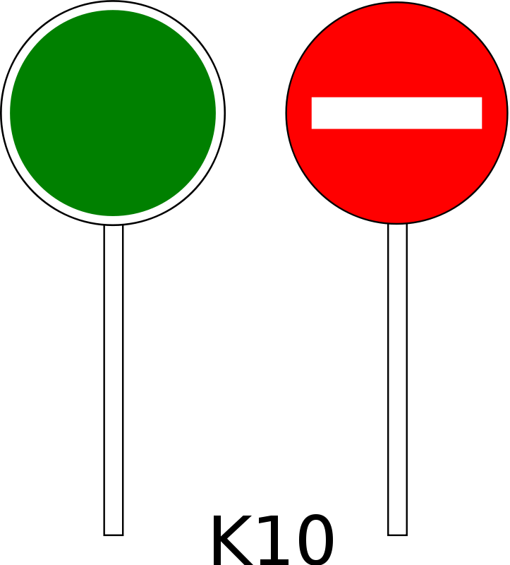 Free K10 - Clip Art Rambu Lalu Lintas (723x800)