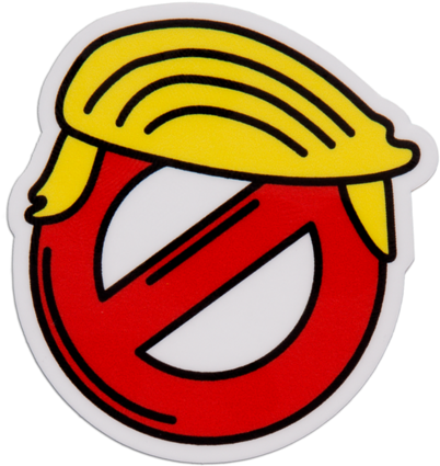 No Entry Sticker Animation - Never Trump Unisex T-shirts (600x533)