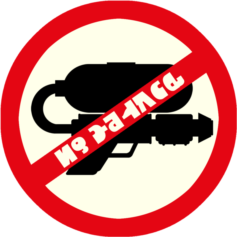 No Inkguns Sign By Vdburg - Splatoon Brands (925x863)