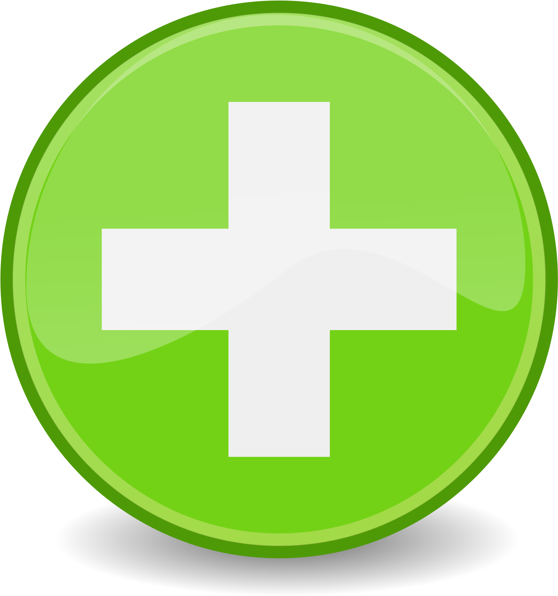 Ambox Emblem Plus - Green Plus Symbol (2000x2000)