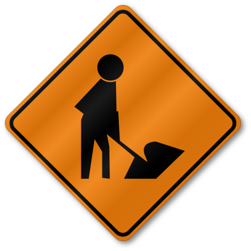 W8-5 Slippery When Wet - Slippery When Wet Sign (500x500)