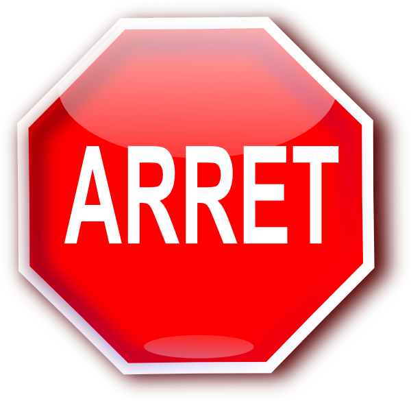 Stop Sign In French (600x585)