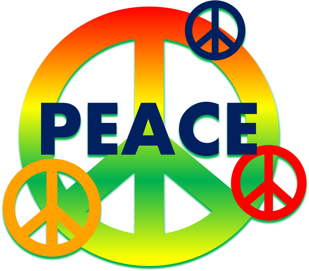 Peace Sign Penelope Clipart - Peace Signs Clip Art (1038x871)