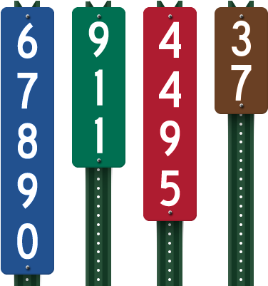 911 Address Signs - Traffic Sign (400x400)