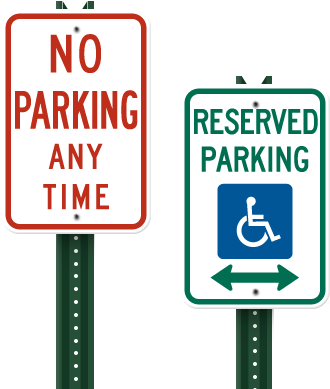 Traffic Signs - Handicap Parking Sign (400x400)