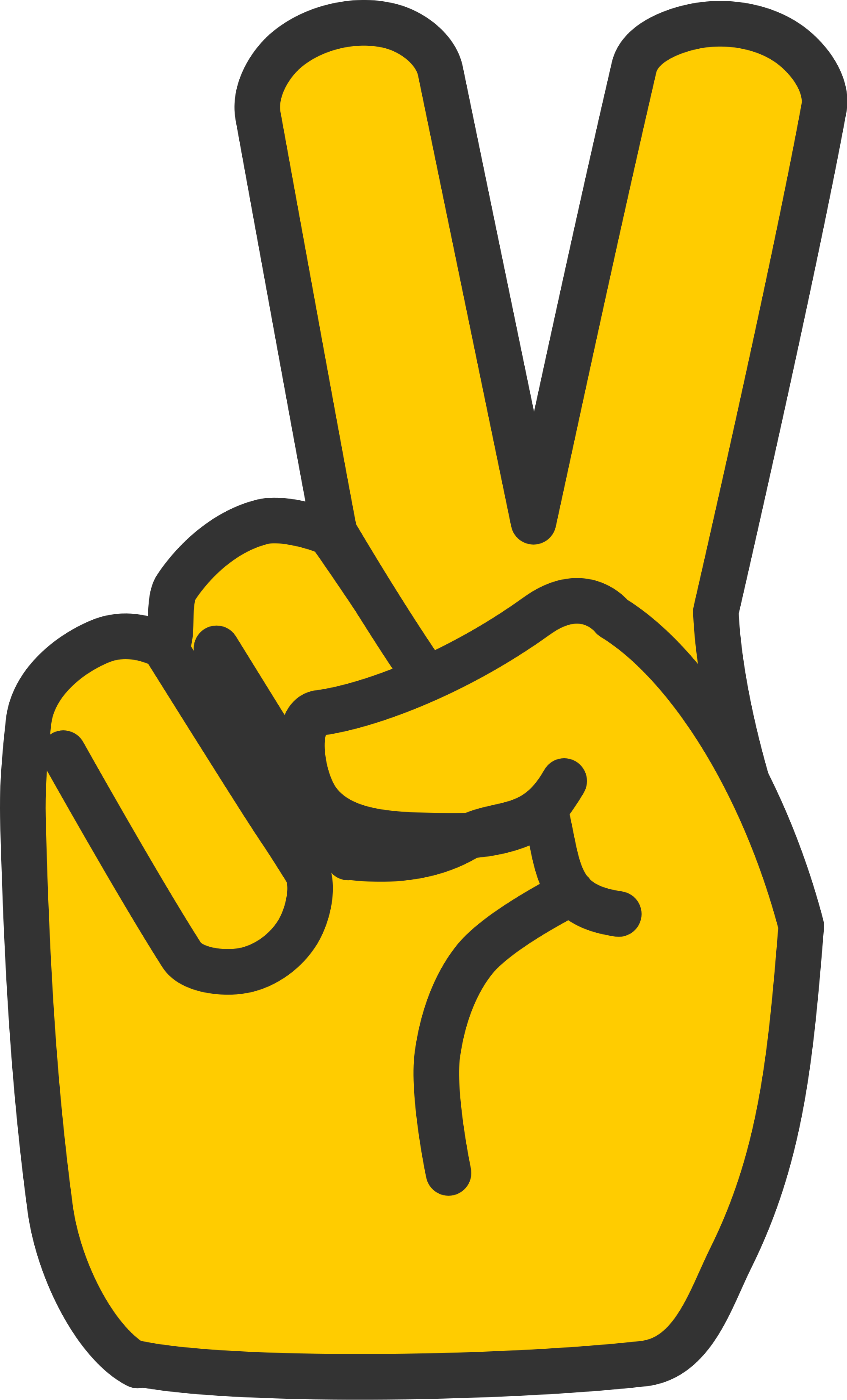 Open - Victory Sign Png (2000x3305)