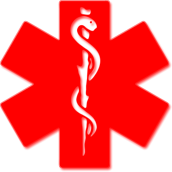 Medical Alert Symbol Clip Art - Medic Alert Bracelet Symbol (348x348)